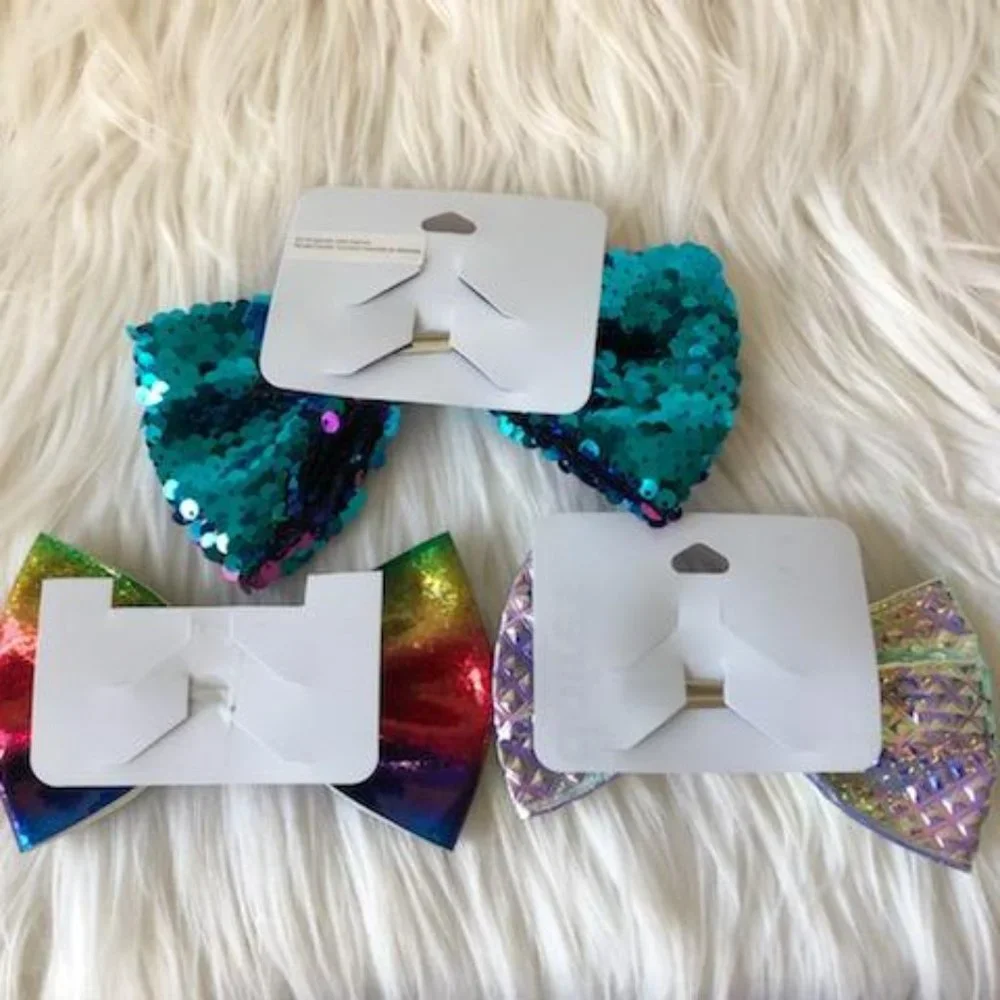 Claire’s Set of 3 Fashion Bow Barrettes